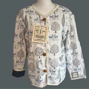 Emerson Fry Reversible Quilted Organic Cotton Jacket (*no tag, EUC)